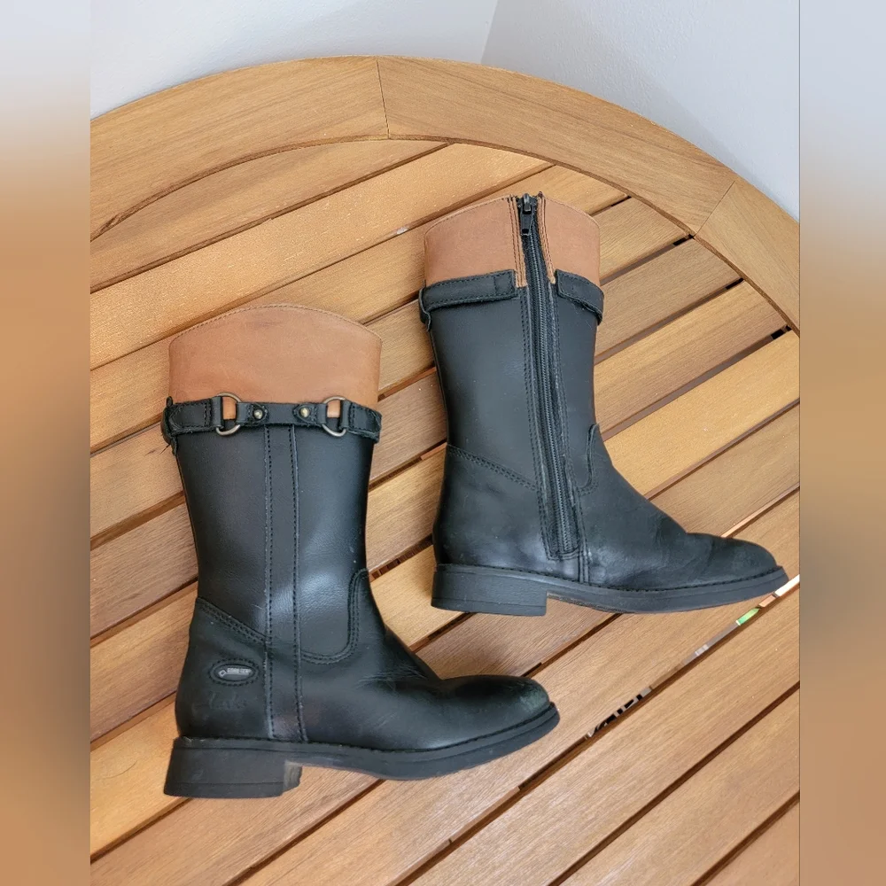 Clarks Toddler Gore‎ Tex Knee Length Riding Boots SamiMa 8.5